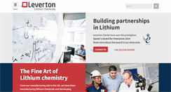 Desktop Screenshot of levertonlithium.com